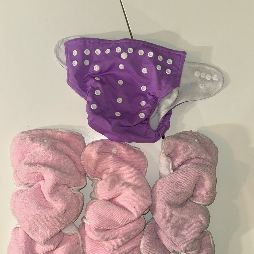 Trend lab cloth diaper with 3 inserts